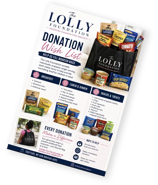 Lolly Foundation Flyer